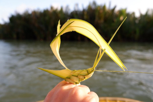 Pretty souvenir is from basket boat tour