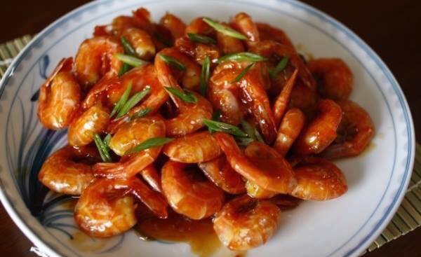 Crevettes frites au tamarin